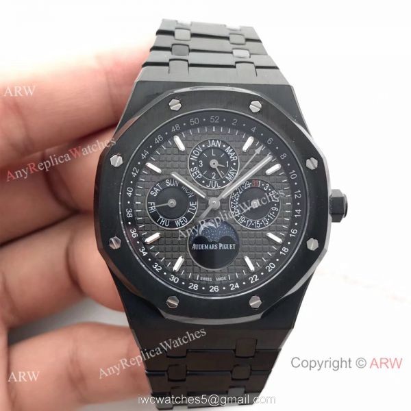 Audemars Piguet Royal Oak Perpetual Calendar Replica Watch Stainless Steel Black Dial 41mm Audemars Piguet Royal Oak Perpetual Calendar Replica Watch Stainless Steel Black Dial 41mm
