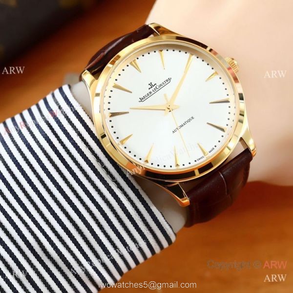 Best Copy Jaeger LeCoultre Master Ultra thin Men Watches SS Black Dial Best Copy Jaeger LeCoultre Master Ultra thin Men Watches SS Black Dial