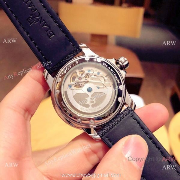 New Copy Blancpain Fifty Fathoms Tourbillon Watch SS Blue Dial SWISS QUALITY New Copy Blancpain Fifty Fathoms Tourbillon Watch SS Blue Dial SWISS QUALITY