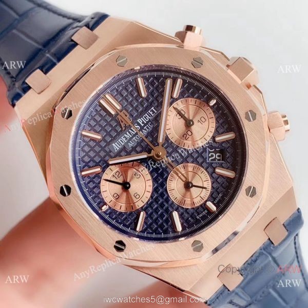 BF Factory Audemars Piguet Royal Oak 26331or Copy Watch Rose Gold Blue Face BF Factory Audemars Piguet Royal Oak 26331or Copy Watch Rose Gold Blue Face