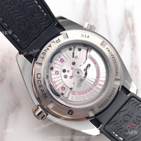 Swiss Copy Omega Seamaster GMT 600m Watch SS New BlackSilver Bezel Swiss Copy Omega Seamaster GMT 600m Watch SS New BlackSilver Bezel