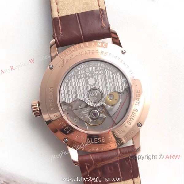 Swiss Quality Montblanc Meisterstuck Watch Swiss 9015 Rose Gold 40mm Swiss Quality Montblanc Meisterstuck Watch Swiss 9015 Rose Gold 40mm