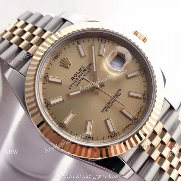 (EW) Replica Datejust 2 Rolex Gold Jubilee watch Gold Face ETA3255 (EW) Replica Datejust 2 Rolex Gold Jubilee watch Gold Face ETA3255