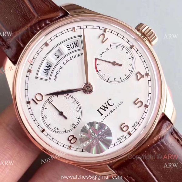 New SWISS Copy IWC Annual Calendar Automatic Watch Rose Gold New SWISS Copy IWC Annual Calendar Automatic Watch Rose Gold