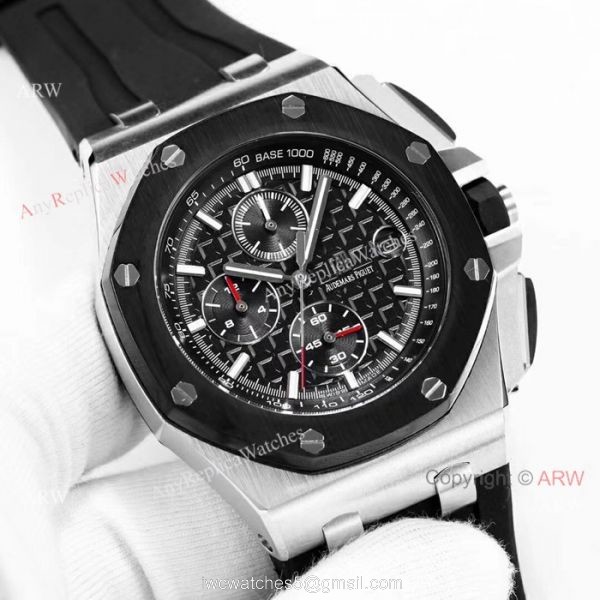 Royal Oak Offshore Replica Audemars Piguet Watches For Sale SS Black Rubber Strap Luxury Watch Royal Oak Offshore Replica Audemars Piguet Watches For Sale SS Black Rubber Strap Luxury Watch