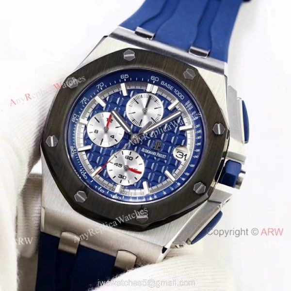 AUDEMARS PIGUET ROYAL OAK OFFSHORE SS BLUE FACE WATCH REPLICA AUDEMARS PIGUET ROYAL OAK OFFSHORE SS BLUE FACE WATCH REPLICA