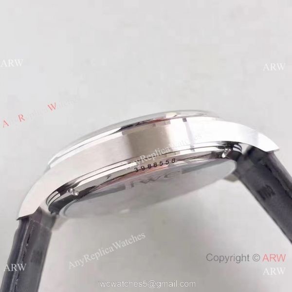 Swiss Grade 1A IWC Regulateur Watch White Dial Blue Leather Strap Swiss Grade 1A IWC Regulateur Watch White Dial Blue Leather Strap