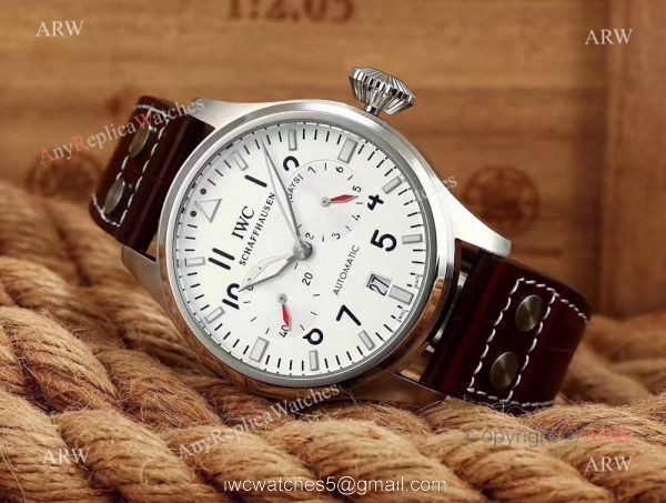 NEW IWC Schaffhausen Portugieser Men Watch SS Brown Leather 44mm NEW IWC Schaffhausen Portugieser Men Watch SS Brown Leather 44mm