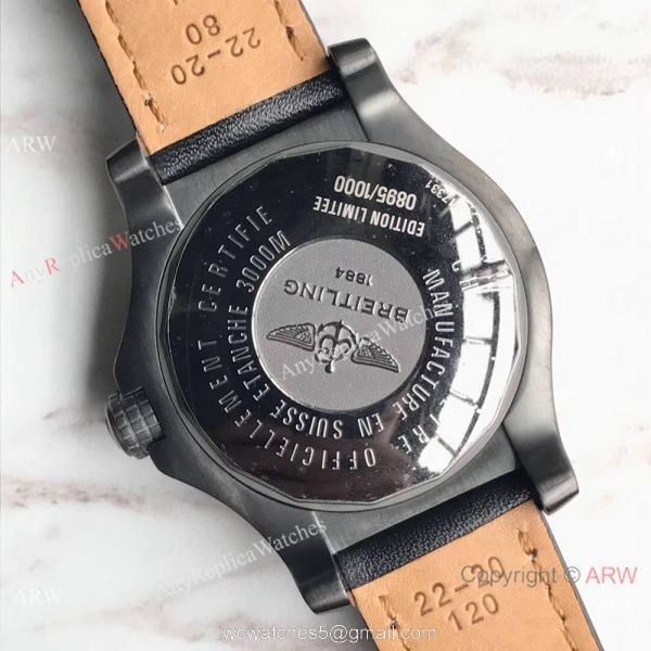 Swiss Grade Fake Breitling Avenger II Seawolf Black Leather Watch Limited Edition Swiss Grade Fake Breitling Avenger II Seawolf Black Leather Watch Limited Edition