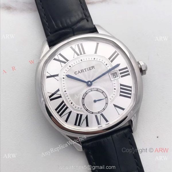 Swiss Cartier De Drive SS White Roman Dial 41mm Watch WGNM0003 Knock off Swiss Cartier De Drive SS White Roman Dial 41mm Watch WGNM0003 Knock off