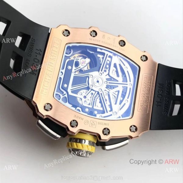 KV Factory Swiss Richard Mille RM 11-03 Flyback 7750 Watch Skeleton Dial Black Rubber KV Factory Swiss Richard Mille RM 11-03 Flyback 7750 Watch Skeleton Dial Black Rubber
