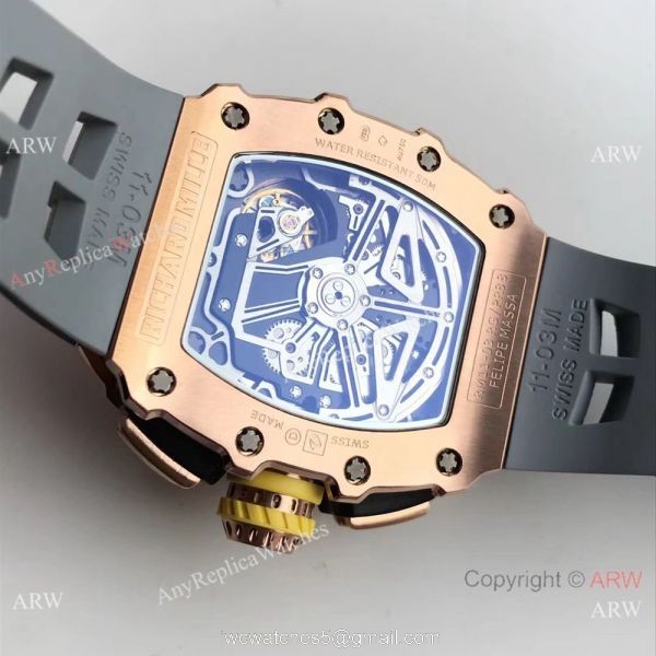 KV Factory Swiss Richard Mille RM 11-03 Rose Gold Flyback Chronograph Watch KV Factory Swiss Richard Mille RM 11-03 Rose Gold Flyback Chronograph Watch