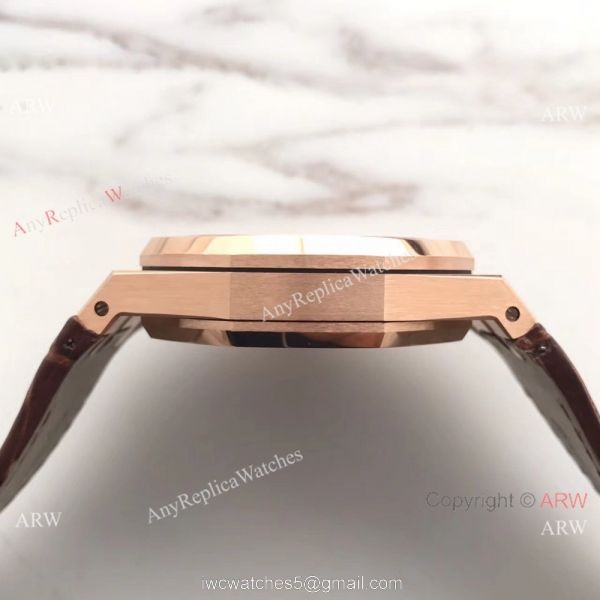 New Style Replica Audemars Piguet Extra Thin Watch Brown Leather Strap White Dial New Style Replica Audemars Piguet Extra Thin Watch Brown Leather Strap White Dial