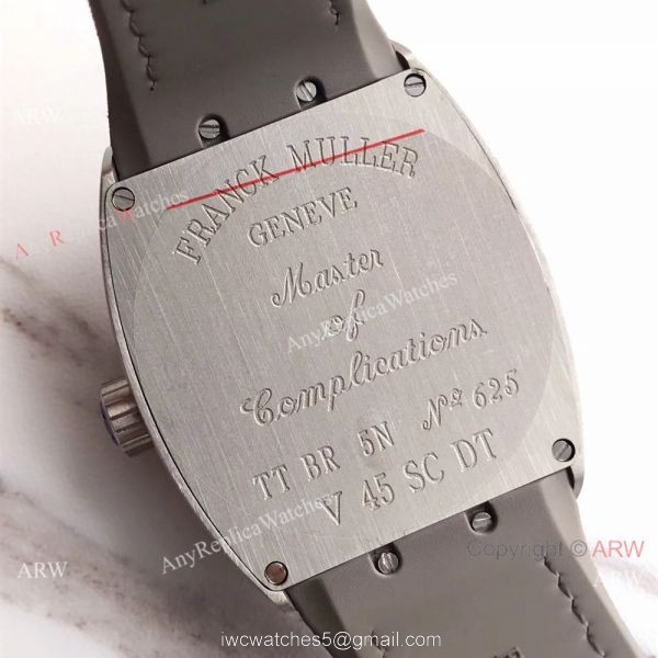 Swiss 1:1 Knock off Franck Muller V45 Titanium Watch Gray Face 45mm Swiss 1:1 Knock off Franck Muller V45 Titanium Watch Gray Face 45mm