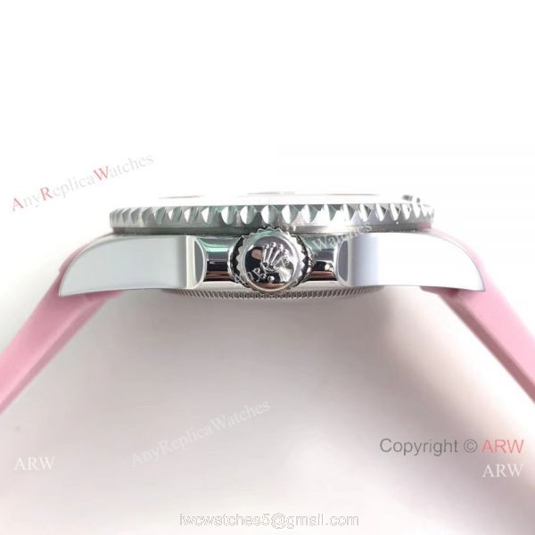 Copy Pink Face Pink Ceramic Bezel Pink Rolex Submariner Watch 40mm Copy Pink Face Pink Ceramic Bezel Pink Rolex Submariner Watch 40mm