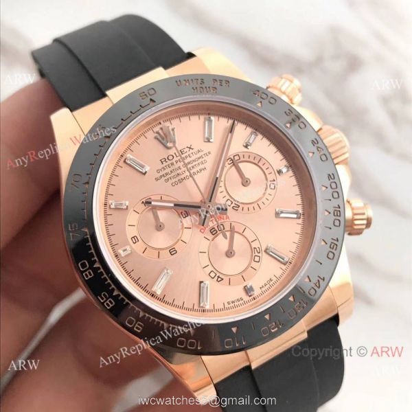 Swiss Grade Rolex ?R Cosmograph Daytona Watch Rose Gold Diamond Dial Swiss Grade Rolex ?R Cosmograph Daytona Watch Rose Gold Diamond Dial
