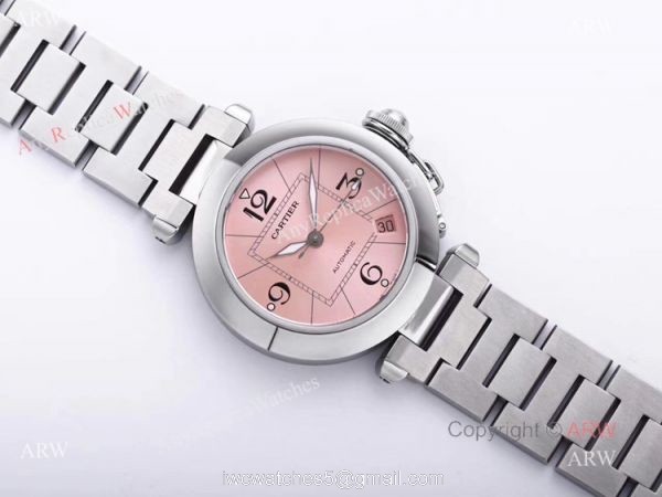 Faux Cartier Pasha 2020 Ladies Watches Cartier Pasha Automatic With Pink Dial Faux Cartier Pasha 2020 Ladies Watches Cartier Pasha Automatic With Pink Dial