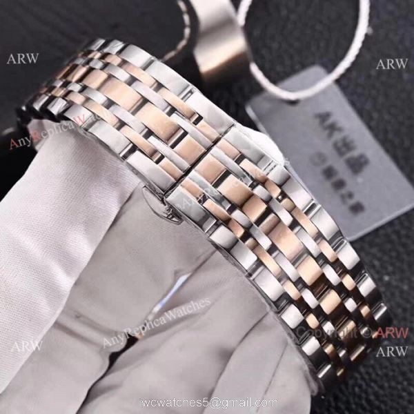 High Quality Audemars Piguet Two Tone Rose Gold White Face Watch High Quality Audemars Piguet Two Tone Rose Gold White Face Watch