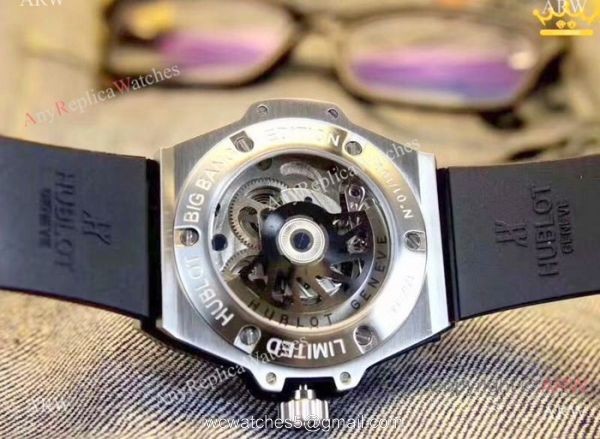 Hublot Big Bang Automatic Watch Replica SS Skeleton Dial Hublot Big Bang Automatic Watch Replica SS Skeleton Dial