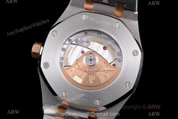 JF Replica Audemars Piguet Royal Oak 3120 Movement Watch Two Tone Rose Gold JF Replica Audemars Piguet Royal Oak 3120 Movement Watch Two Tone Rose Gold