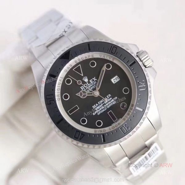Rolex Deepsea Black Replica Watch Stainless Steel Black Dial 44mm Rolex Deepsea Black Replica Watch Stainless Steel Black Dial 44mm