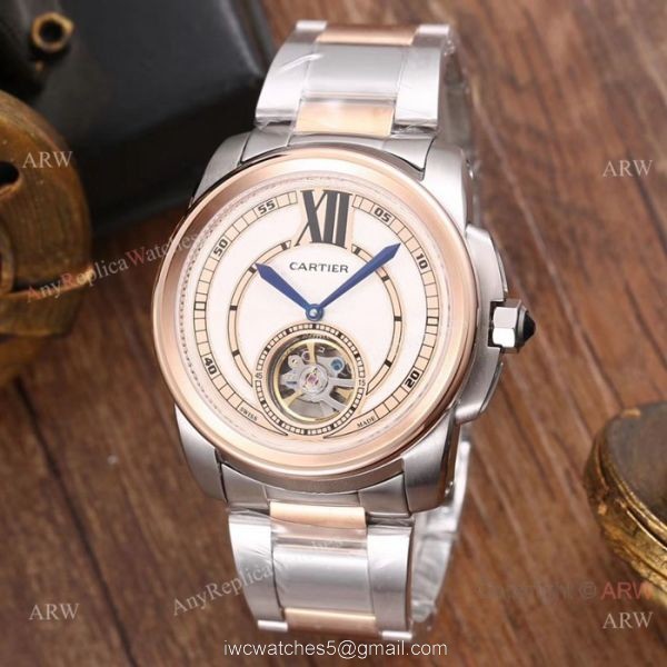 New Replica Cartier Calibre De Watches Two Tone Rose Gold New Replica Cartier Calibre De Watches Two Tone Rose Gold