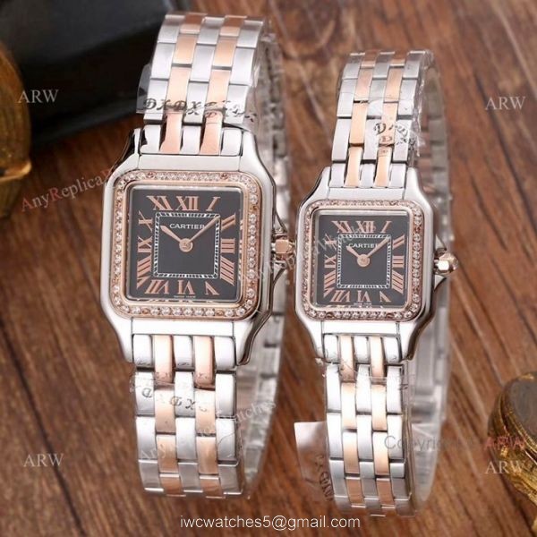 Fake Cartier Panthere Limited Edition Watches All Rose Gold Roman Dial Fake Cartier Panthere Limited Edition Watches All Rose Gold Roman Dial