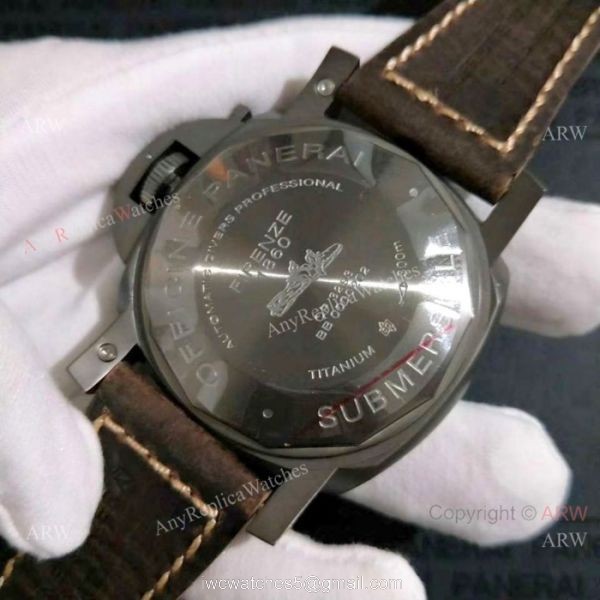 New Copy Panerai luminor submersible Brown Leather Bracelet Chocolate Case New Copy Panerai luminor submersible Brown Leather Bracelet Chocolate Case