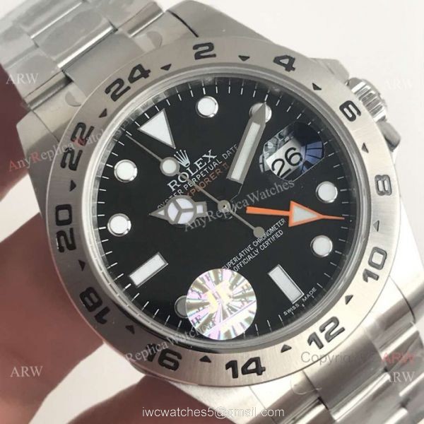 JF Factory V3 ETA2836 Replica Rolex Explorer II 42mm Black Dial Watch 216570 JF Factory V3 ETA2836 Replica Rolex Explorer II 42mm Black Dial Watch 216570