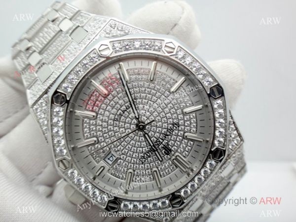 2019 Replica Audemars Piguet Ice Royal Oak Automatic Watch 41mm 2019 Replica Audemars Piguet Ice Royal Oak Automatic Watch 41mm