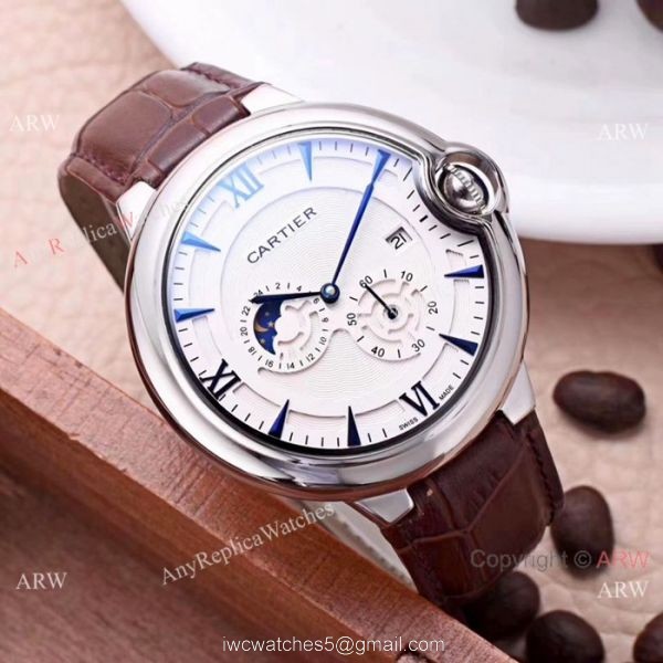 Best Quality Cartier Ballon Bleu De Moon Phase SS Automatic Replica Watch Best Quality Cartier Ballon Bleu De Moon Phase SS Automatic Replica Watch