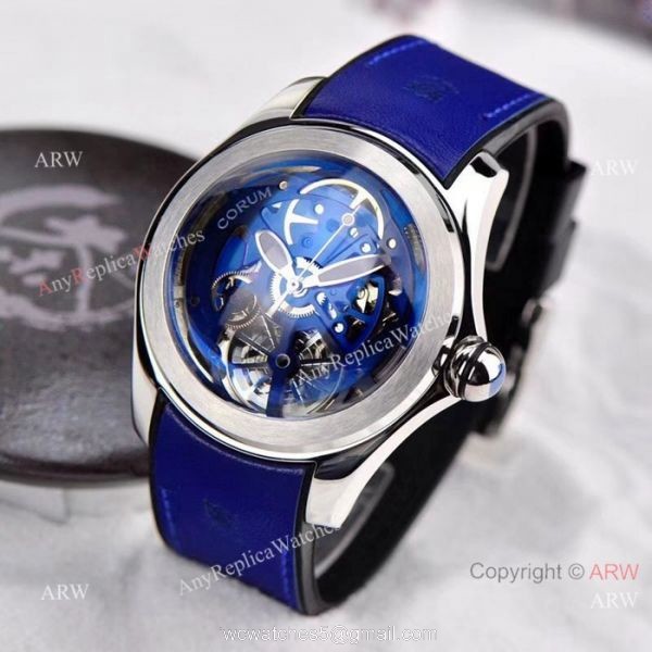 Best Replica CORUM Bubble Skeleton Watch SS Black Rubber Strap Best Replica CORUM Bubble Skeleton Watch SS Black Rubber Strap