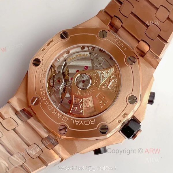 JF Factory Replica Audemars Piguet Royal Oak Offshore Rose Gold 26470OR Chronograph Watch 42mm JF Factory Replica Audemars Piguet Royal Oak Offshore Rose Gold 26470OR Chronograph Watch 42mm