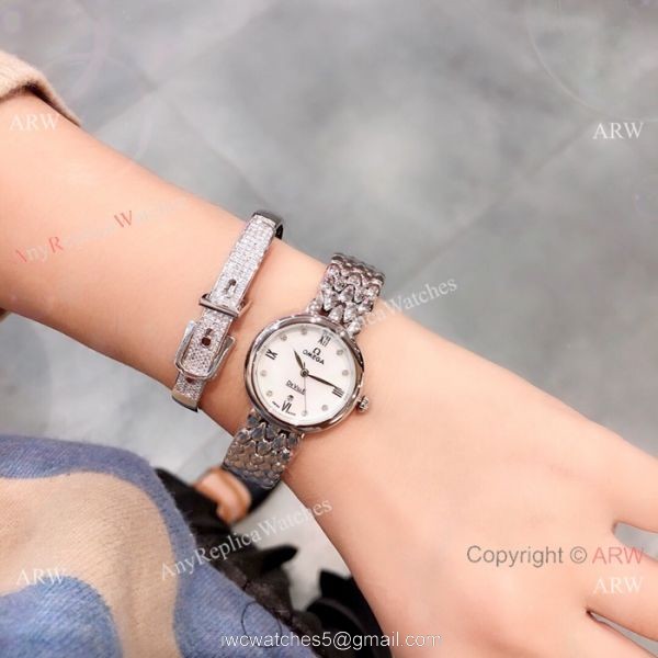 Replica Omega De Ville Dewdrop ladies Watch Stainless Steel Replica Omega De Ville Dewdrop ladies Watch Stainless Steel