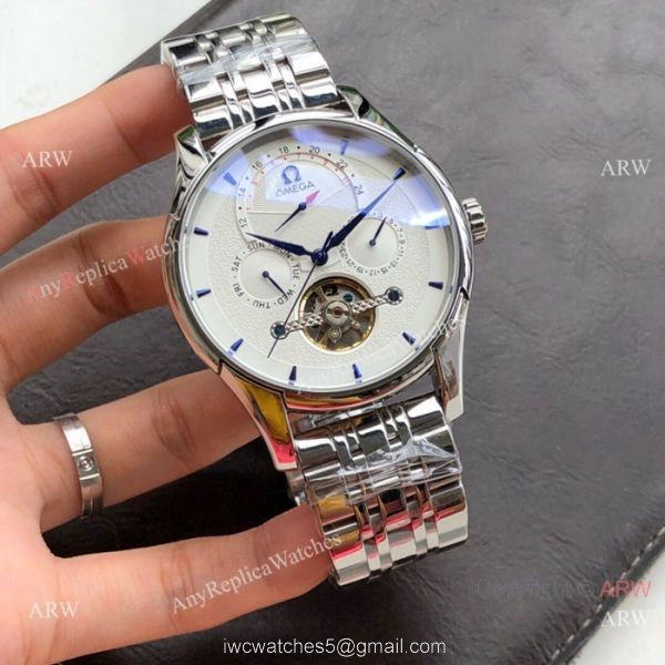 Best Quality Omega Tourbillon Rose Gold Watch Men Size Best Quality Omega Tourbillon Rose Gold Watch Men Size
