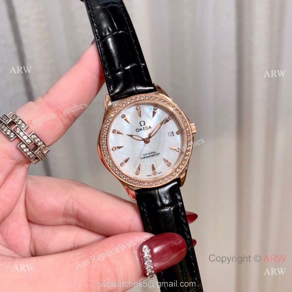 Omega DeVille Co-Axial Cscapement 34mm Watches Rose Gold Case Omega DeVille Co-Axial Cscapement 34mm Watches Rose Gold Case