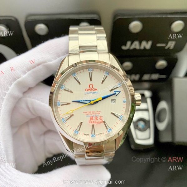 Omega Seamaster AQUA TERRA 8215 Two Tone Watch Swiss Copy Omega Seamaster AQUA TERRA 8215 Two Tone Watch Swiss Copy
