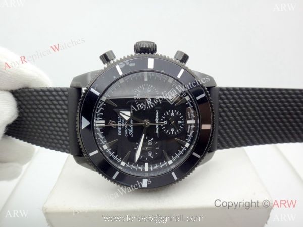 Solid Black Breitling Superocean Heritage II Replica Watches Solid Black Breitling Superocean Heritage II Replica Watches