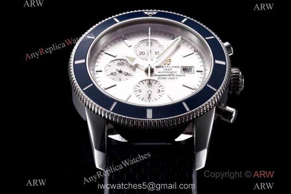 Swiss Breitling Superocean Heritage Asia 7750 Watch Blue Ceramic bezel Swiss Breitling Superocean Heritage Asia 7750 Watch Blue Ceramic bezel