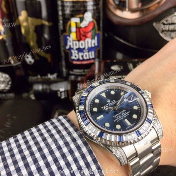 Submariner Rolex Rainbow Replica Watch Stainless Steel D-Blue Dial Asia 8215 Movement Submariner Rolex Rainbow Replica Watch Stainless Steel D-Blue Dial Asia 8215 Movement