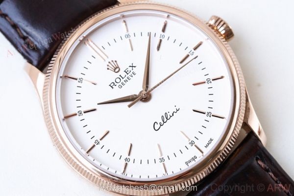 Swiss 3132 Rolex Cellini 39mm Watch Rose Gold Rolex Geneve Fake watch Swiss 3132 Rolex Cellini 39mm Watch Rose Gold Rolex Geneve Fake watch