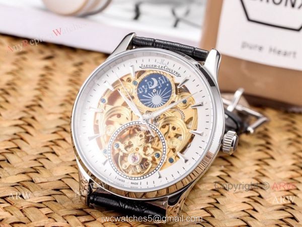 Copy Jaeger-Lecoultre Skeleton Moonphase Watches 43mm Copy Jaeger-Lecoultre Skeleton Moonphase Watches 43mm
