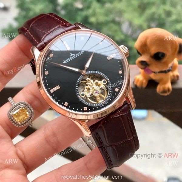 Copy Jaeger LeCoultre Master Tourbillon Watches Two Tone Rose Gold Copy Jaeger LeCoultre Master Tourbillon Watches Two Tone Rose Gold