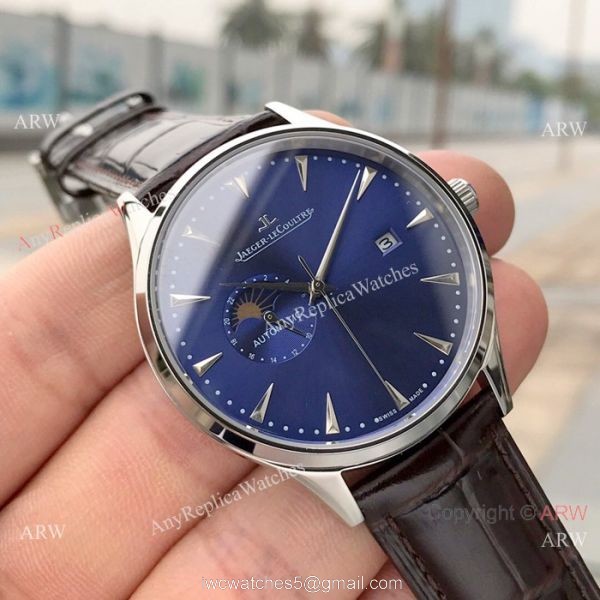 Copy Jaeger LeCoultre Master Swiss 8217 Watch SS Gray Rhodium Dial Copy Jaeger LeCoultre Master Swiss 8217 Watch SS Gray Rhodium Dial