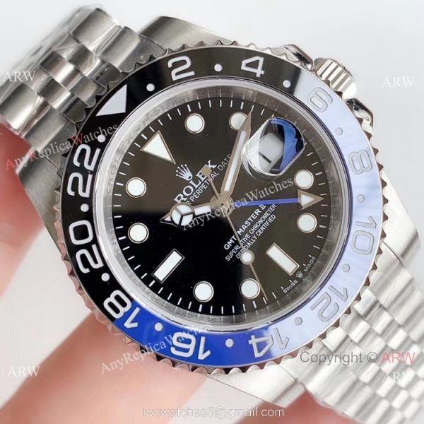 NOOB V3 Rolex GMT-Master II Ref.126710 BLNR Jubilee Watch / Rolex Batman Copy NOOB V3 Rolex GMT-Master II Ref.126710 BLNR Jubilee Watch / Rolex Batman Copy