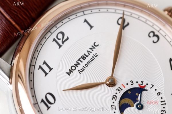 Best 1 1 Replica Mont Blanc Star Legacy Moonphase Rose Gold Watch Swiss Made Best 1 1 Replica Mont Blanc Star Legacy Moonphase Rose Gold Watch Swiss Made