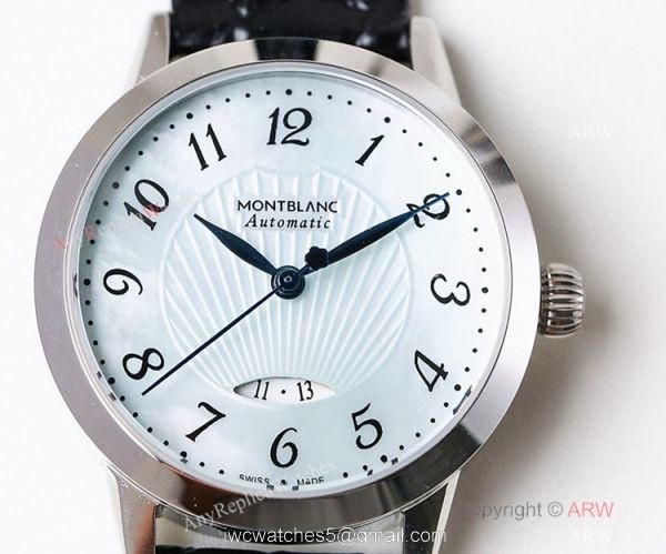 Swiss Montblanc Boheme Date SS Watch 33mm Women Mont Blanc Bracelet Replica Swiss Montblanc Boheme Date SS Watch 33mm Women Mont Blanc Bracelet Replica