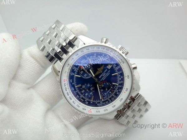 New Replica Breitling Navitimer Edition Speciale 46mm Watch SS Blue Dial New Replica Breitling Navitimer Edition Speciale 46mm Watch SS Blue Dial