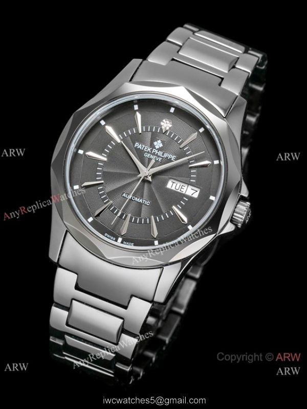 Newest Fake Patek Philippe Geneve 904L Silver Steel White Dial Watch Newest Fake Patek Philippe Geneve 904L Silver Steel White Dial Watch