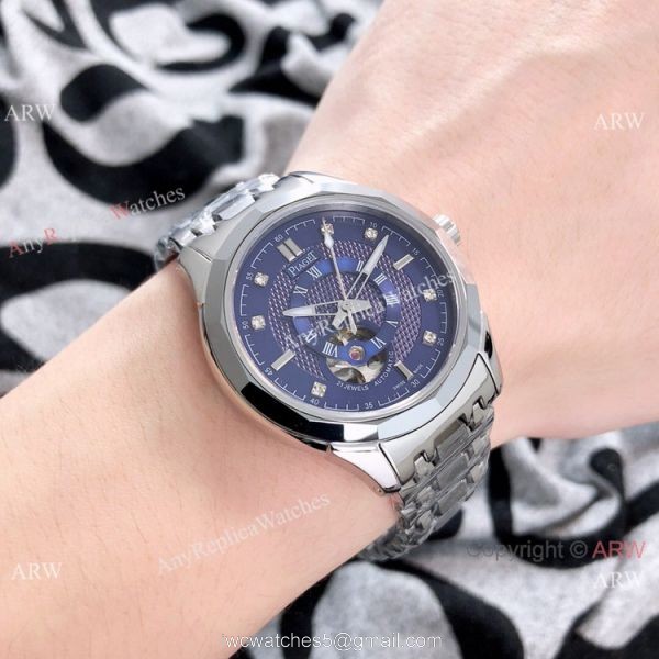 Best Replica Piaget Tourbillon Watches Sapphire glass Stainless Steel Best Replica Piaget Tourbillon Watches Sapphire glass Stainless Steel